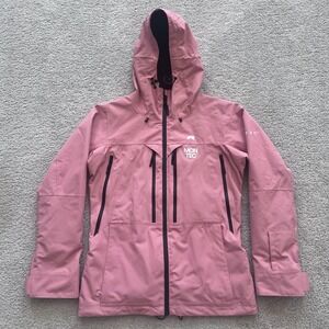 Montec Moss Ski Jacket Womens S Pink Hooded Water Resistant Pockets Snowboard
